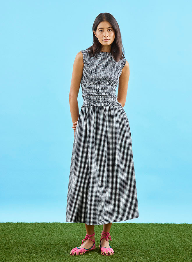 Louise Dress XS / BLK/WHT Louise Dress XS / BLK/WHT
