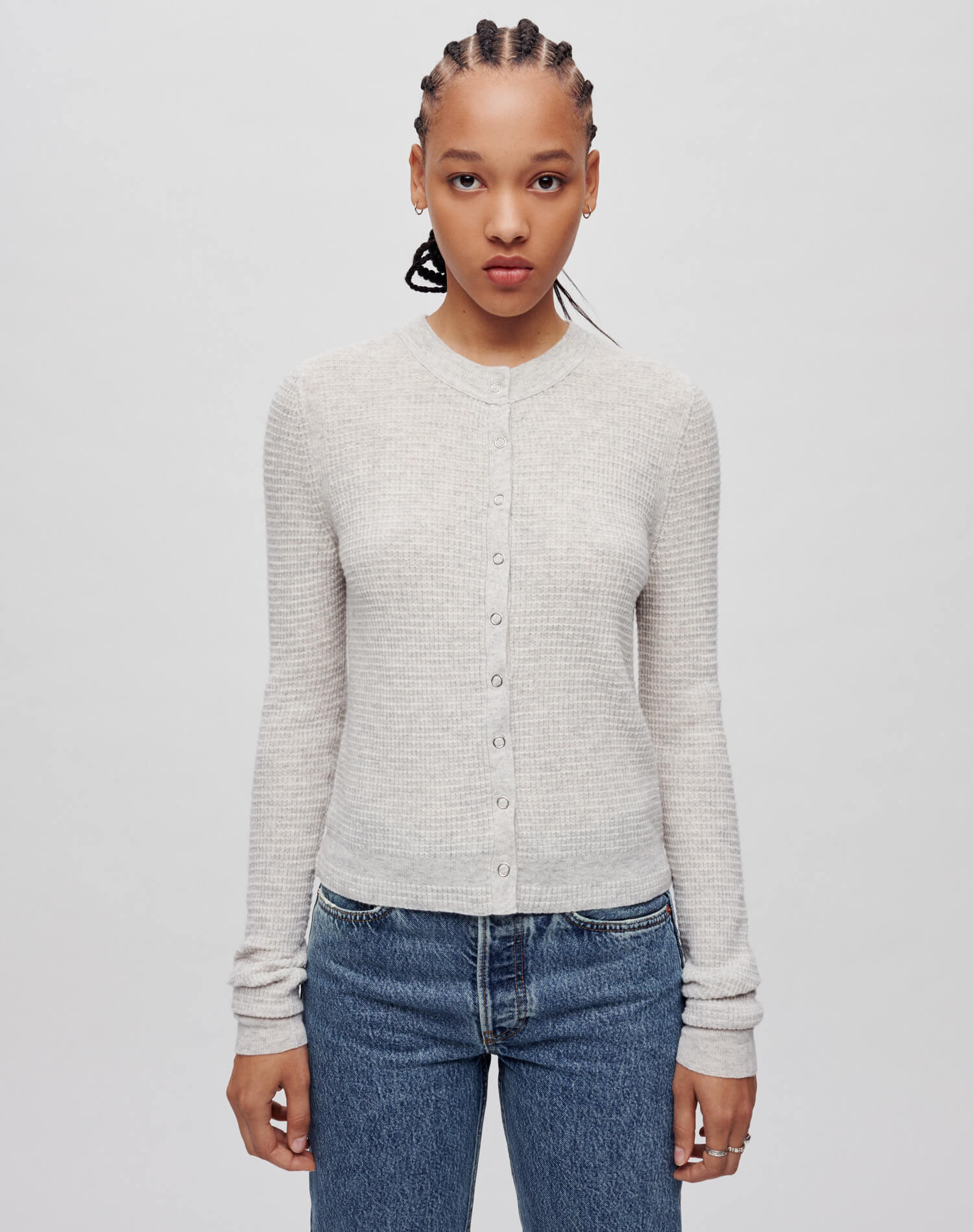 Waffle cardigans 2025