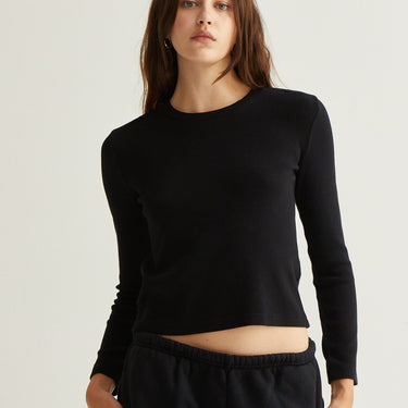 Asher Libby Ribbed LS Tee