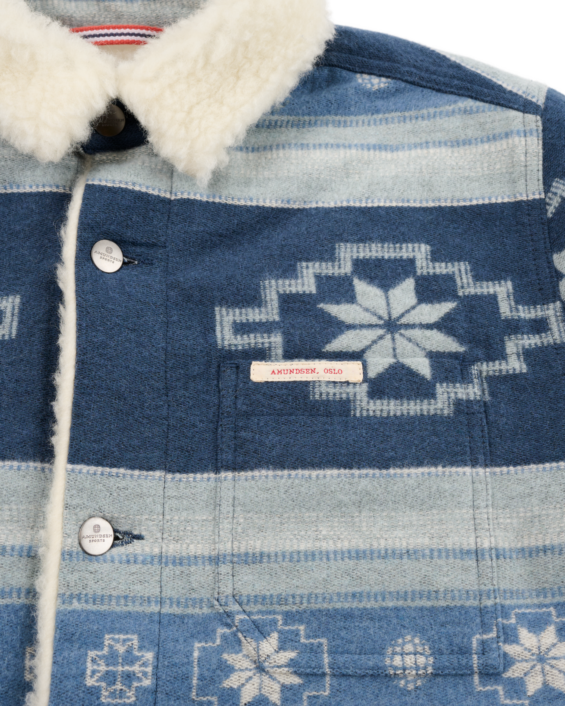 Amundsen Unisex Harvester Åkle Overshirt – Bluebird Amundsen Unisex Harvester Åkle Overshirt – Bluebird