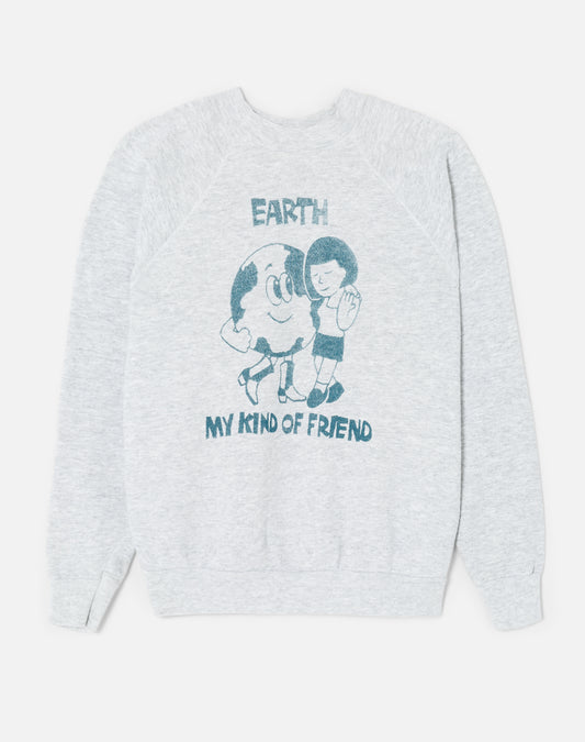 RE/DONE Upcycled Sweatshirt Earth