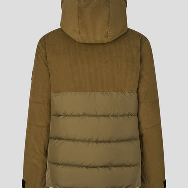 BOGNER FIRE + ICE Hardo Corduroy ski jacket in Olive green