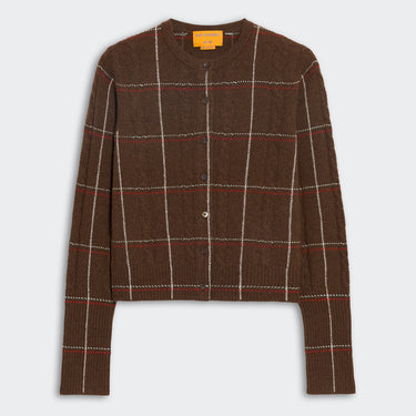 Guest in Residence Jane Check Cardigan