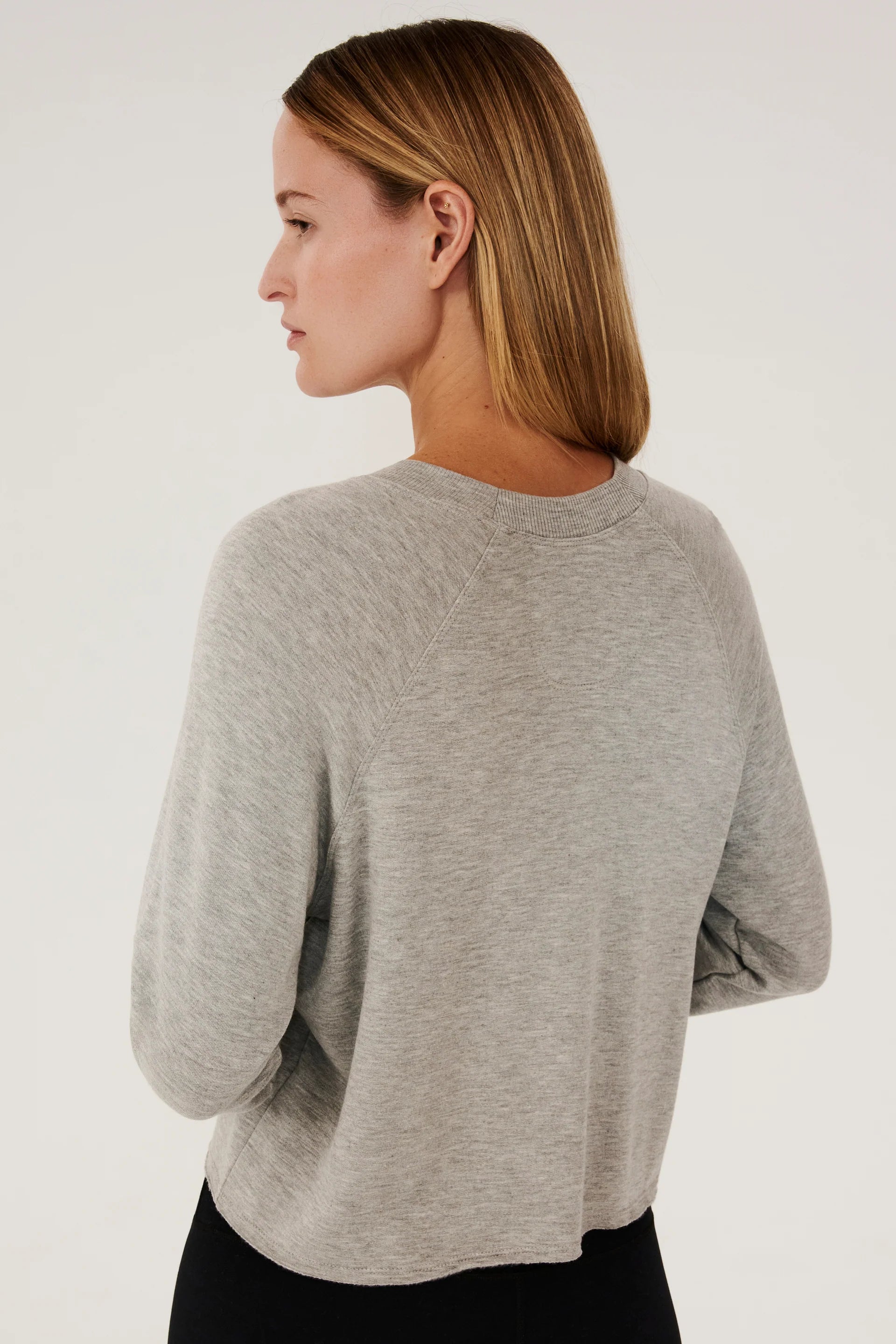 Splits59 Warm Up Crop Fleece Sweatshirt – Bluebird