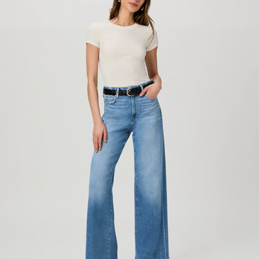 Paige Anessa W/ Raw Hem Jean