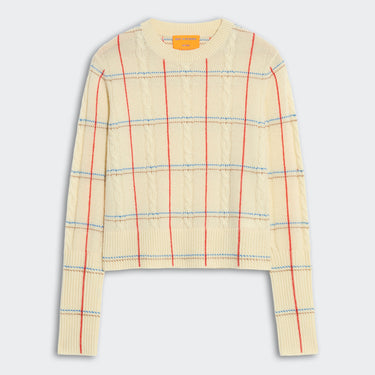 Guest in Residence Shrunken Check Crew