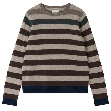 Jumper1234 Gradient Stripe Crew Sweater