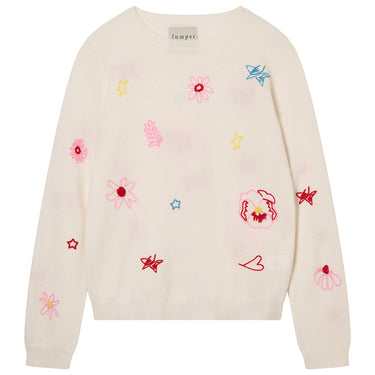 Jumper1234 Floral Tribute Crew Sweater