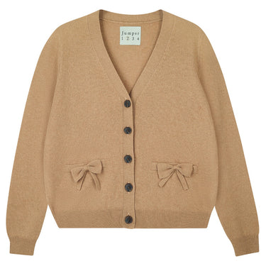 Jumper1234 Bow Pocket Cardigan