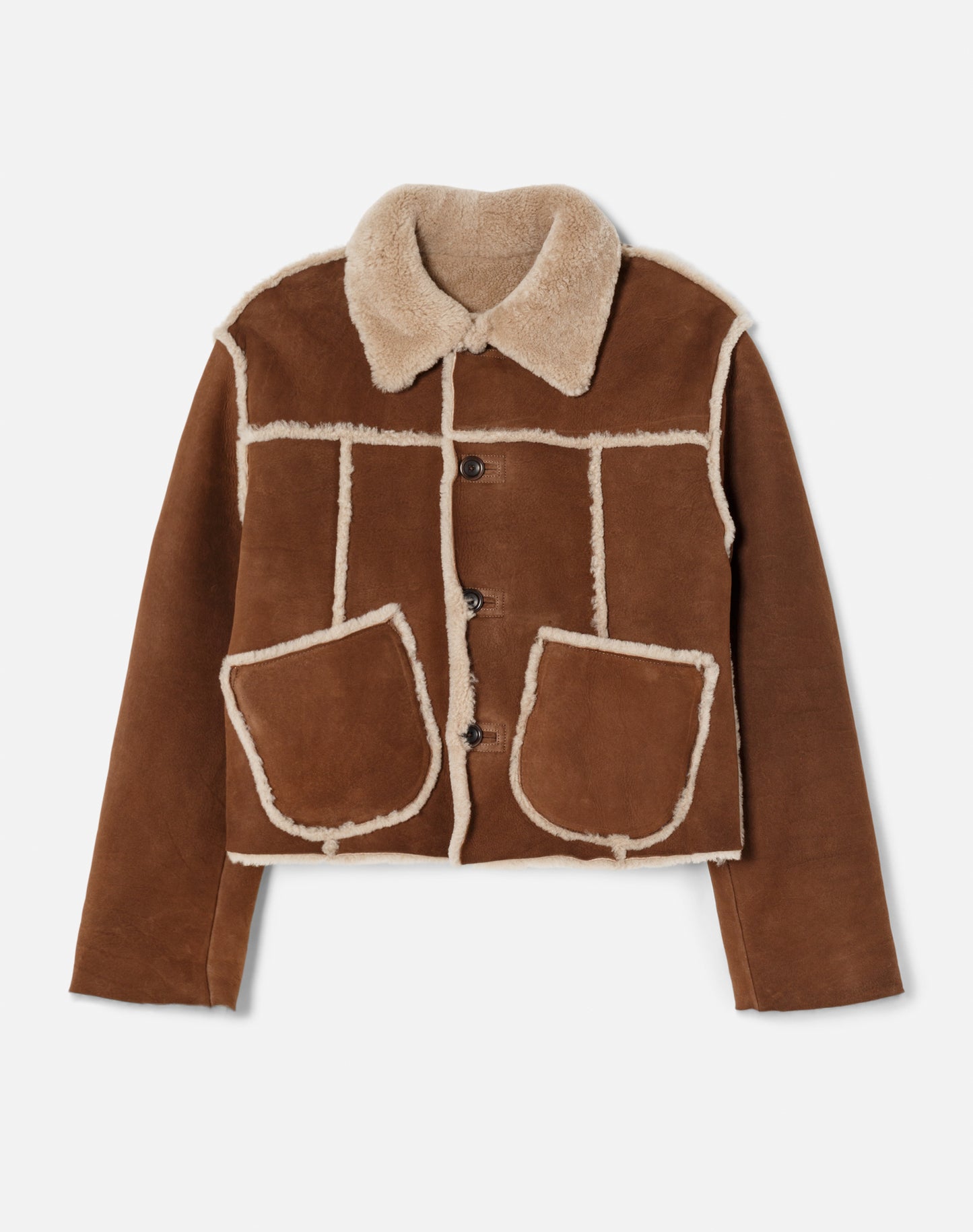 RE/DONE Reversible Shearling Boxy Jacket