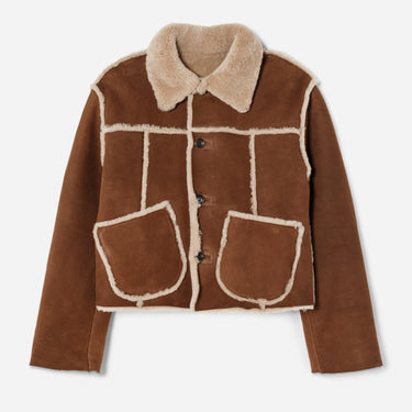 RE/DONE Reversible Shearling Boxy Jacket