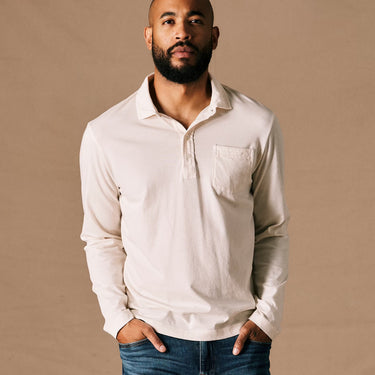 Billy Reid Long Sleeve Pensacola Polo