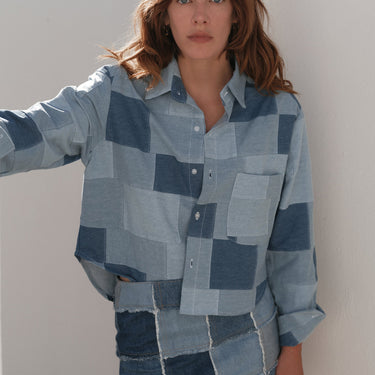 Cissa The Belle Flannel, Indigo
