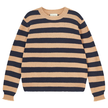 Jumper1234 Stripe Distressed Crew
