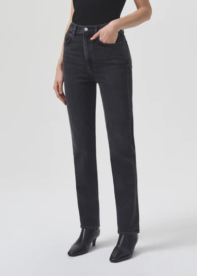 AGOLDE High Rise Stovepipe Stretch Jeans