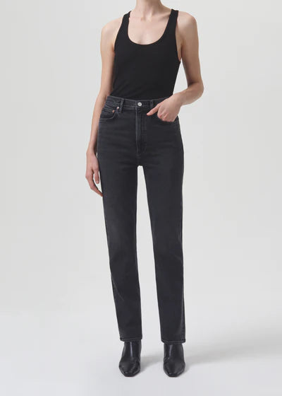 AGOLDE High Rise Stovepipe Stretch Jeans
