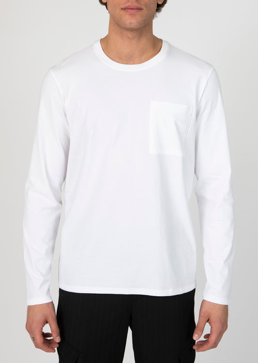 ATM Heavyweight Jersey Long Sleeve Oversized Pocket Tee