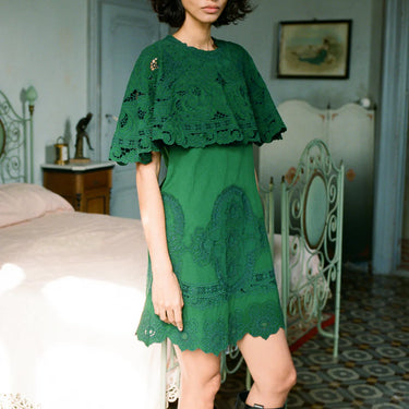 Ceci Mini Dress S / Green | Women | cotton by Sea New York Ceci Mini Dress S / Green | Women | cotton by Sea New York