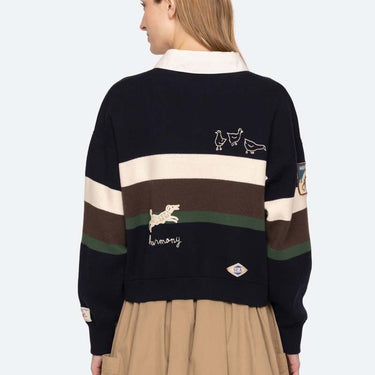 Sea Arther Varsity Knit Rugby Shirt