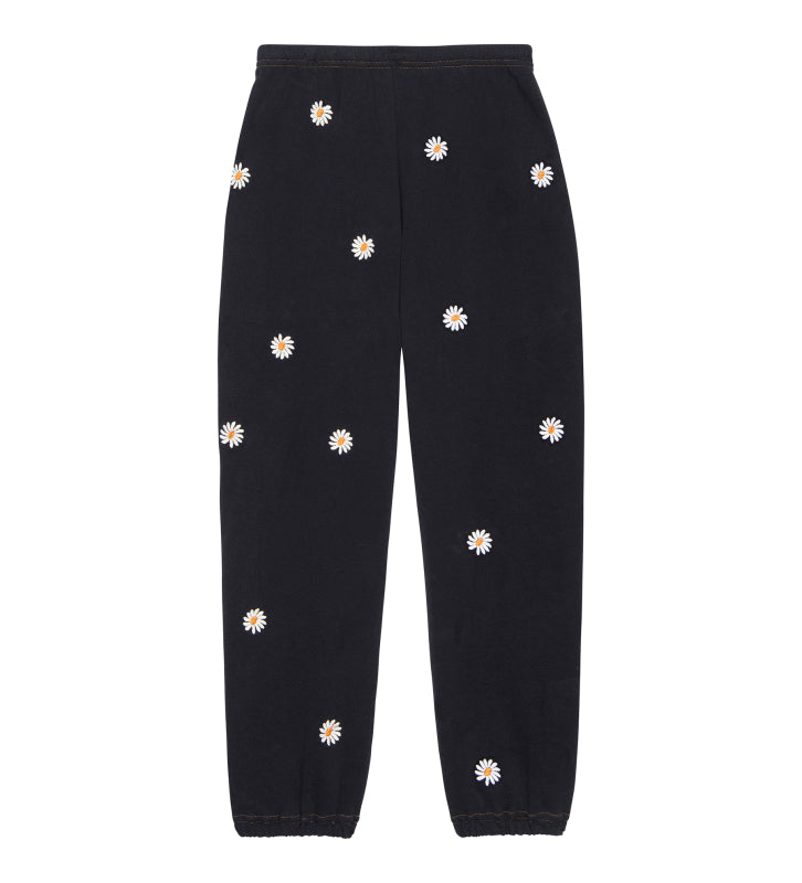 The GREAT Stadium Sweatpant with Daisy Embroidery