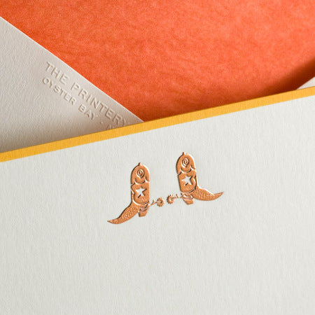 Cowboy Boots Note Card