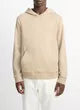 Vince Brushed Interlock Long Sleeve Hooded Pullover
