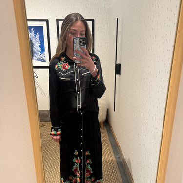 The GREAT The Heirloom Rose Western Shirt