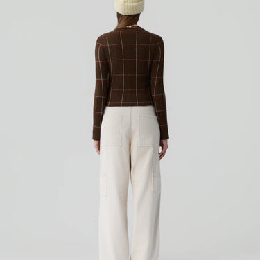 Guest in Residence Jane Check Cardigan