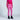 ERIN SNOW Jes Fitted Stirrup Pants Fuchsia