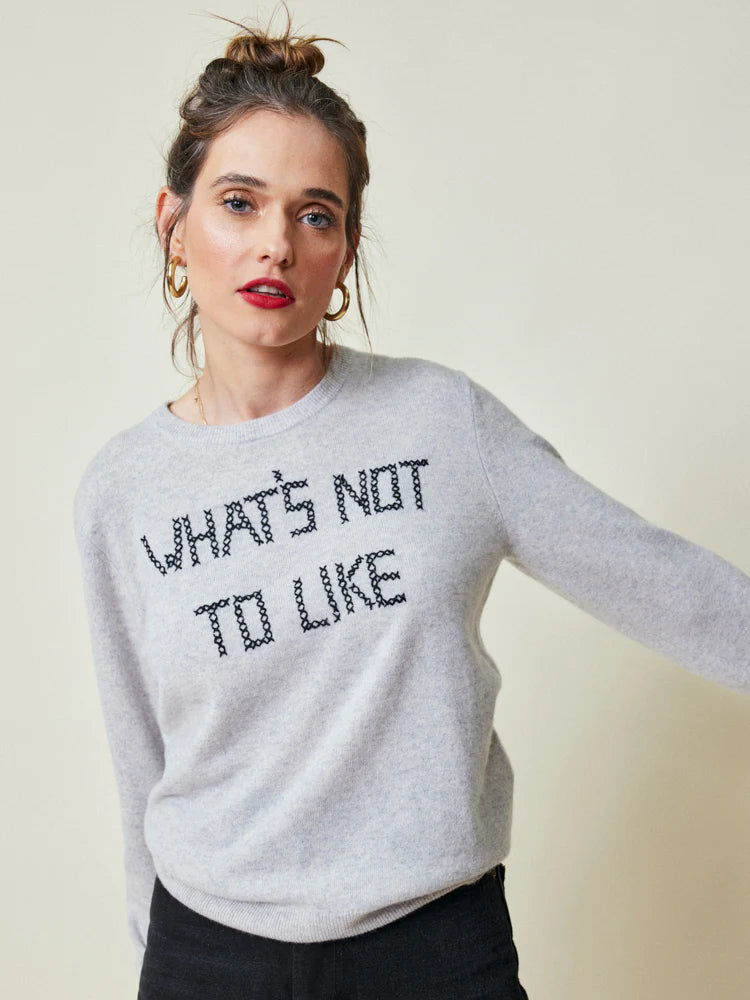 Lingua Franca What's Not to Like Crewneck