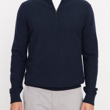 Vince Boiled Cashmere Quarter Zip