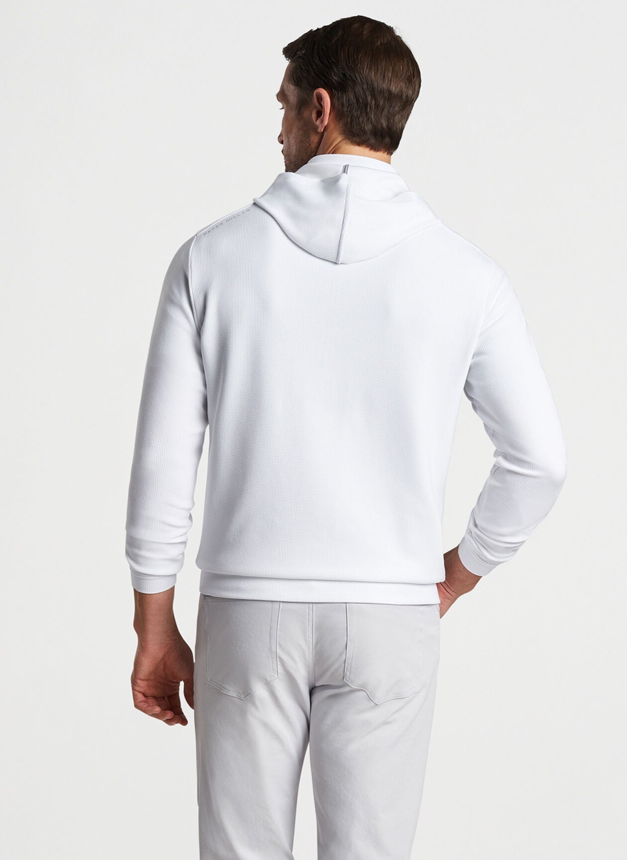 PETER MILLAR Grid Performance Half-Zip Hoodie