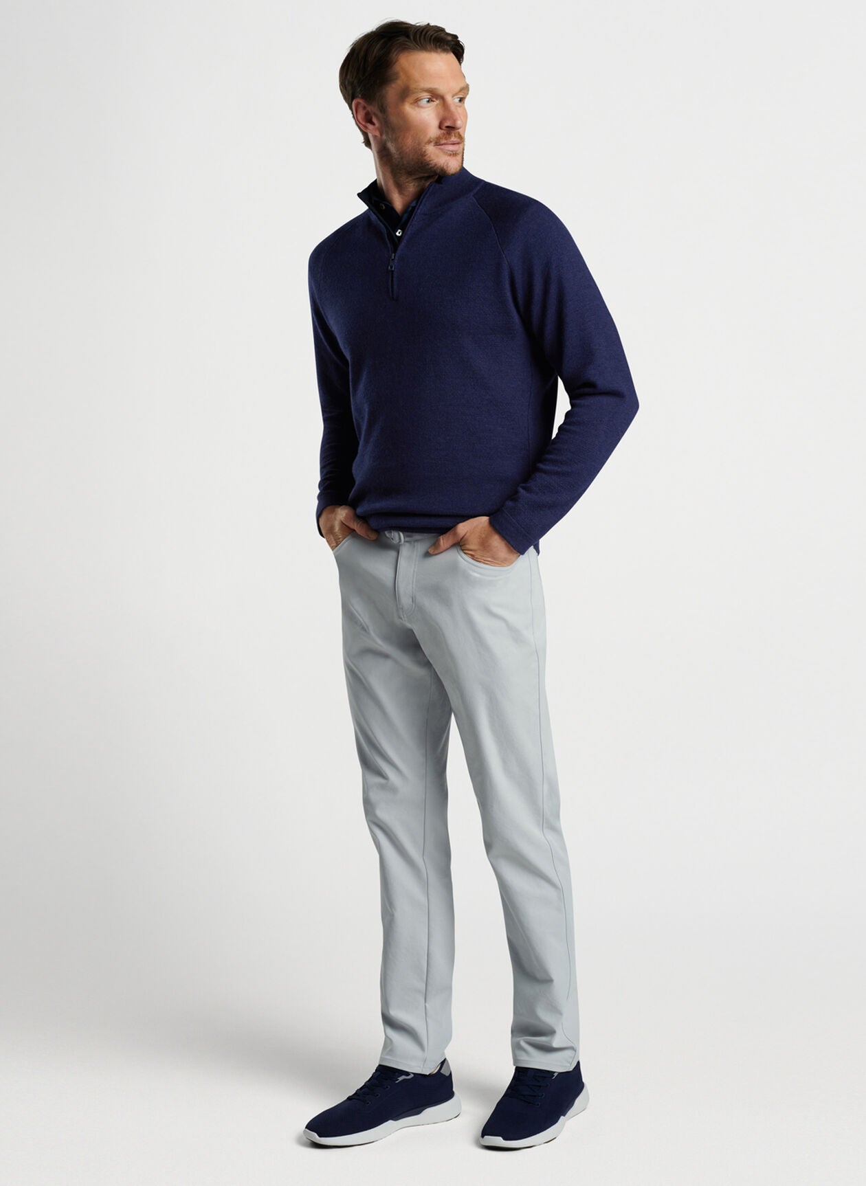 Peter Millar Holmes Quarter-Zip Sweater