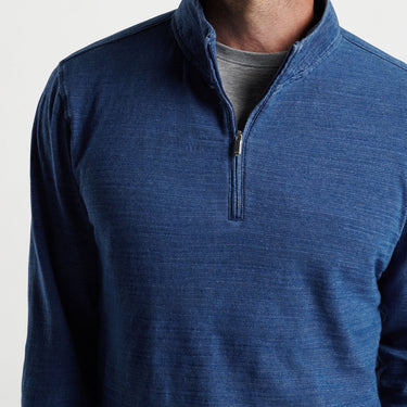 Peter Millar Indigo Knit Quarter-Zip