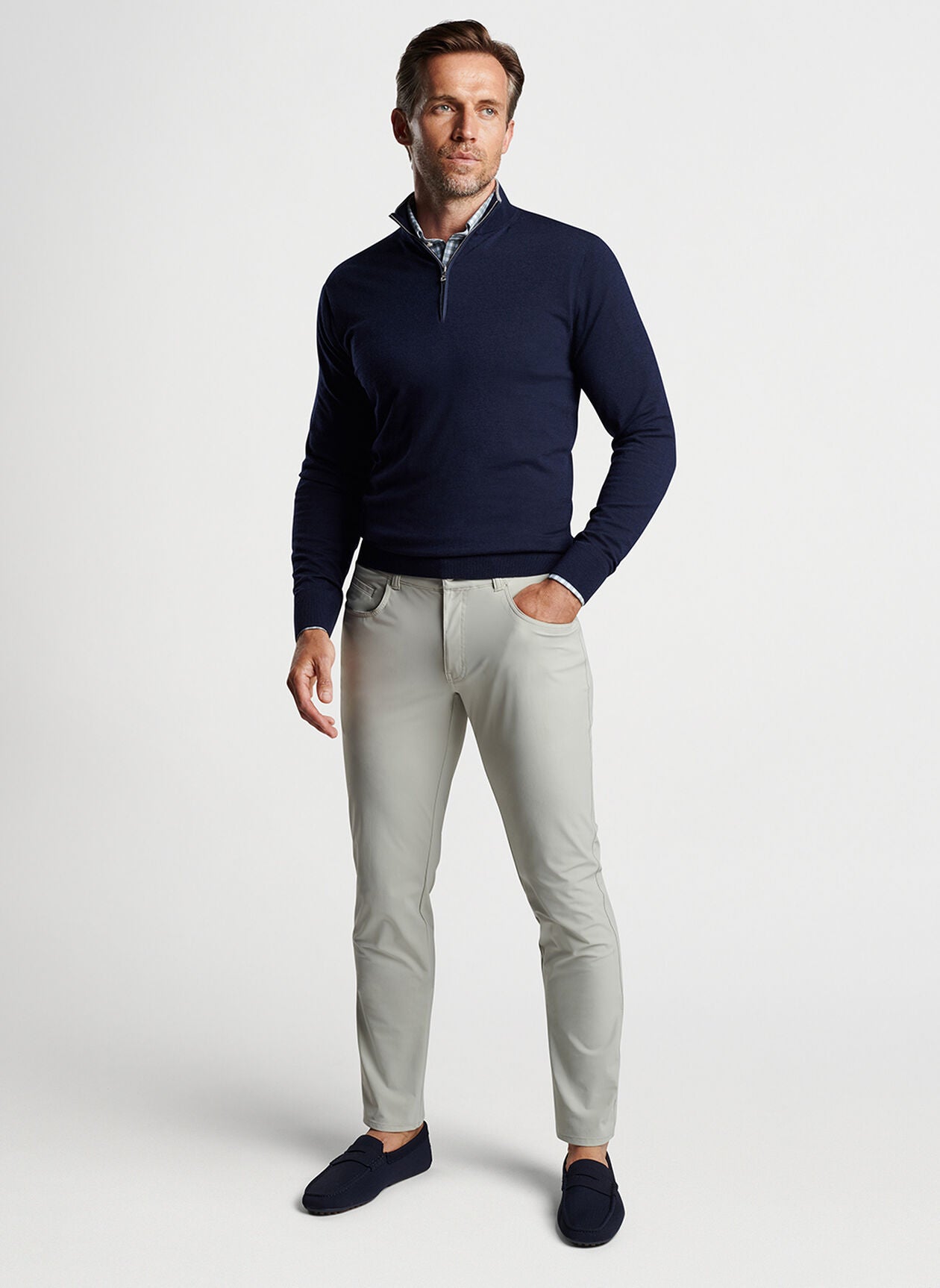 Peter Millar Bingham Performance Five-Pocket Pant