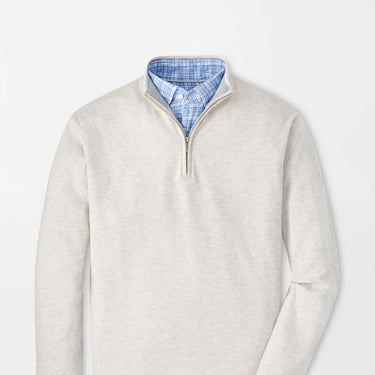 Peter Millar Coolspun Cotton Quarter-Zip Sweater