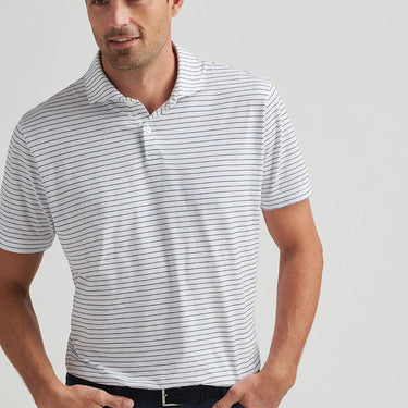 Peter Millar Journeyman Stripe Short Sleeve Polo