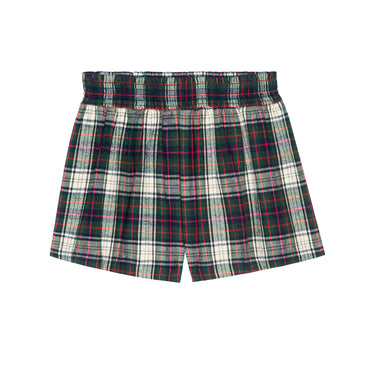 The GREAT Flannel Smocked Sleep Short