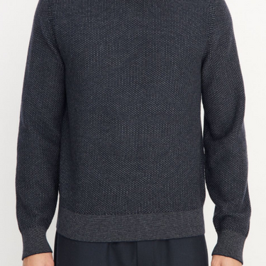 Vince Geo Jacquard Long Sleeve Hoodie