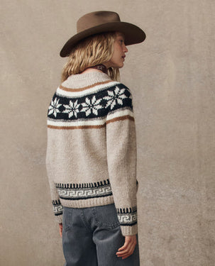 The GREAT The Snowflake Fairisle Pullover