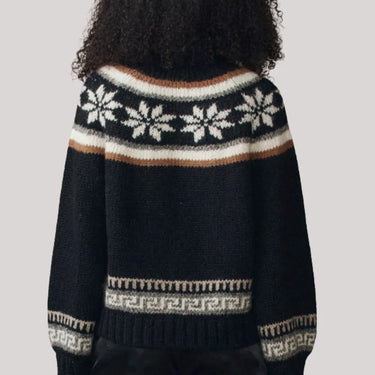 The GREAT The Snowflake Ice Rink Cardigan