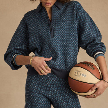 The Upside Lumiere Zane Knit Collared Top