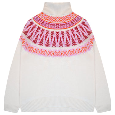 Jumper1234 Fairisle Roll Collar Sweater