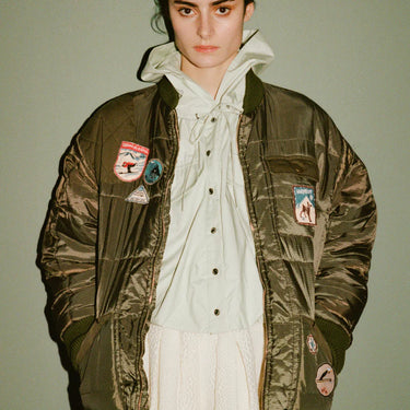 Sea Eira Quilted Patched Puffer Jacket