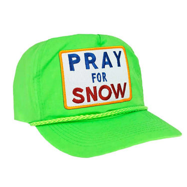 Aviator Nation Pray for Snow Vintage Low Rise Trucker Hat