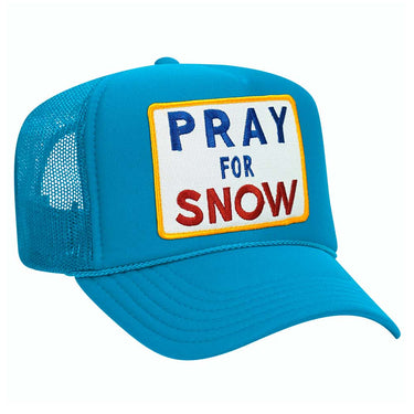 Aviator Nation Pray for Snow Vintage Low Rise Trucker Hat