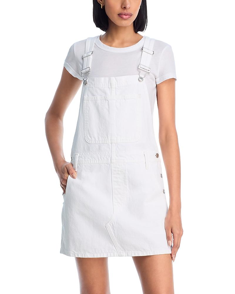 white overall dress RE/DONE The Overall Dress – Bluebird