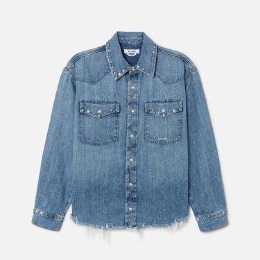 RE/DONE Distressed Western Shirt